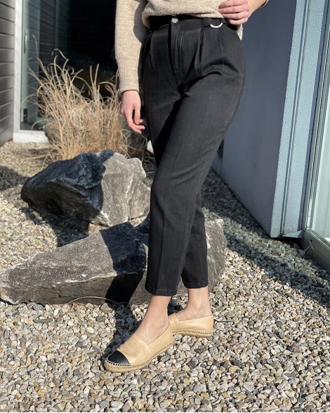 Džíny dámské Pinko CARA FASHION CARROT černé